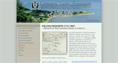 Desktop Screenshot of cromartiefamilyassociation.com